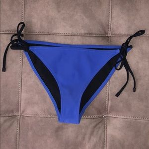 New Topshop Blue Side Tie Bikini Bottom Size 8